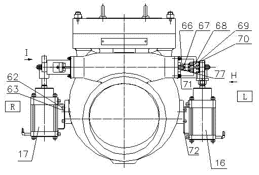 High exhaust check valve of critical and supercritical thermal power generating set valve