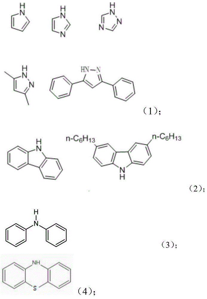 Synthetic method of nitrogen heterocyclic ring cyanophenyl or phthalonitrile compound