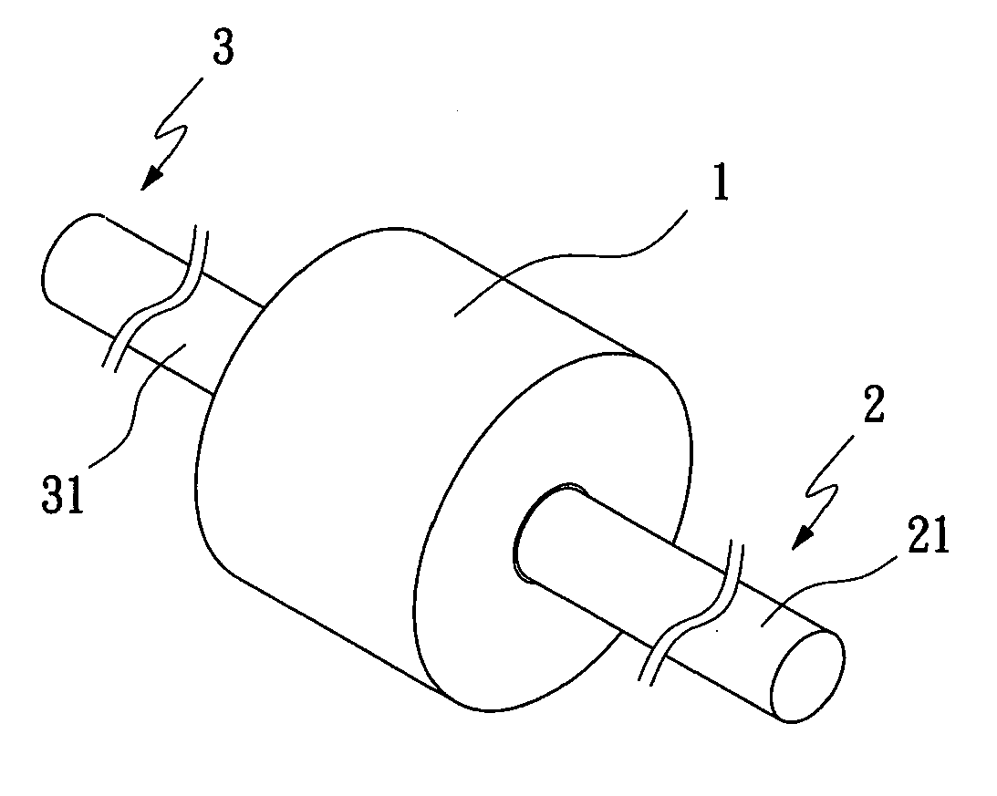 Rotary shaft structure