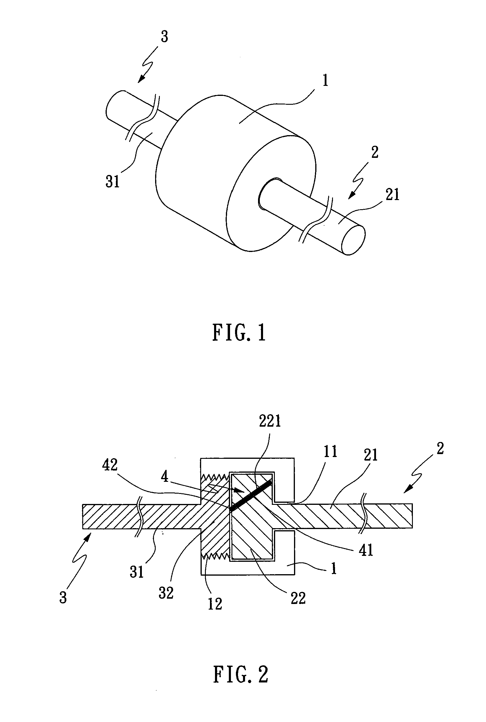 Rotary shaft structure