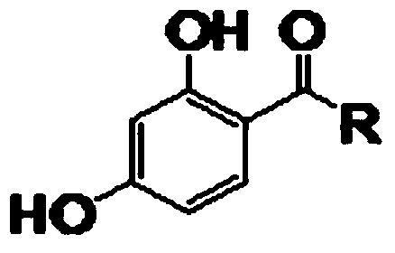 Preparation method of 1, 4-dihydroxy-phenyl ketone