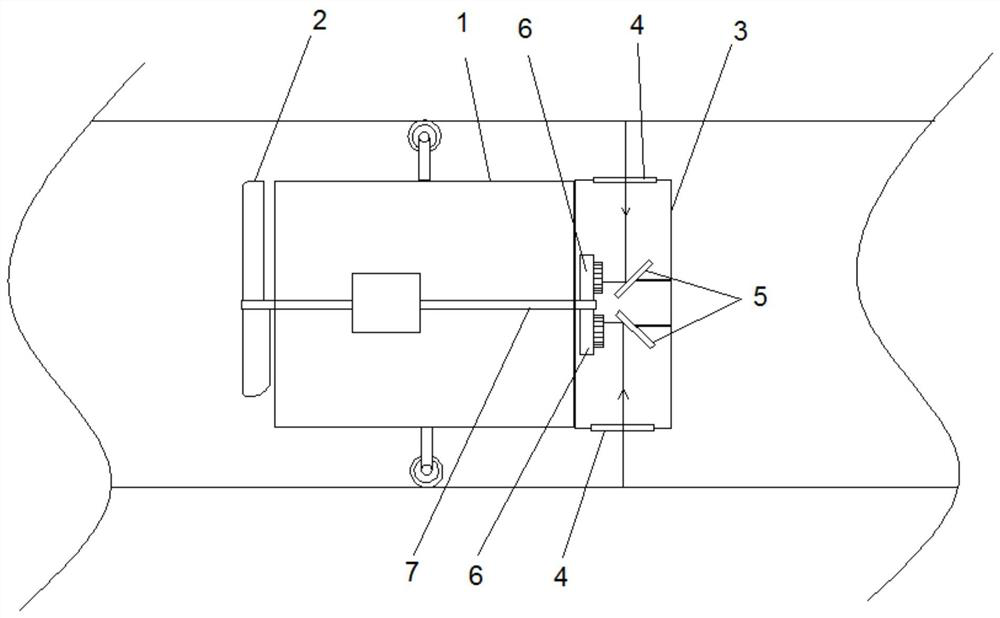 A three-dimensional acquisition device for the inner wall of a pipeline