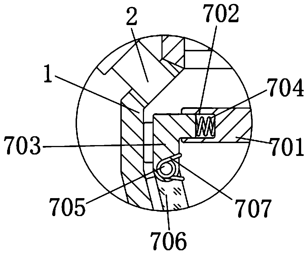 Film flash distillation tower