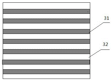 A kind of oled device comprising patterned transmission layer and its preparation method