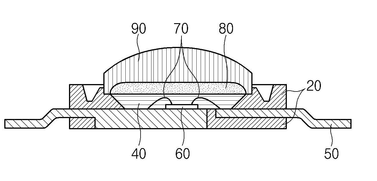 Surface mounting device-type light emitting diode