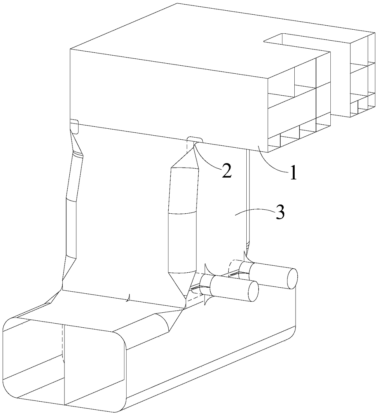 Offshore platform, connecting bracket and its design method