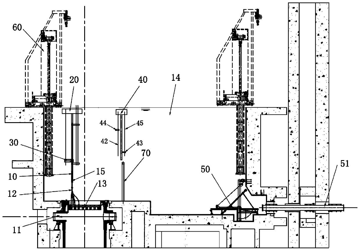 Underwater replacement system and method for in-core instrumentation in nuclear power plant