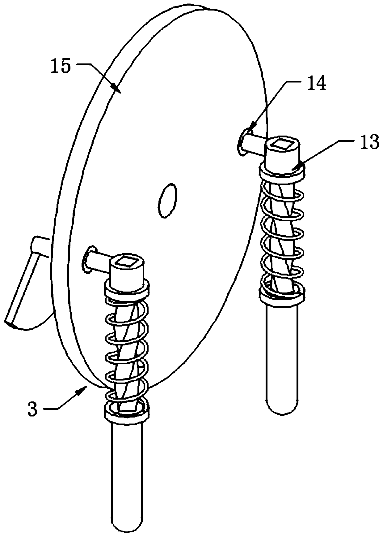 Cleaning equipment for biological experimental test tube