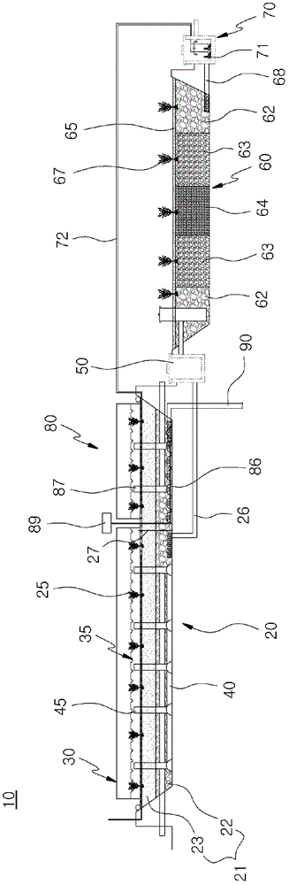 Water quality purifying system, waste water treatment device, and natural non-point purifying device