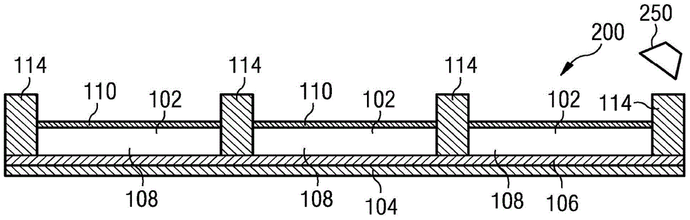 Removable indicator structure in electronic chips of a common substrate for process adjustment