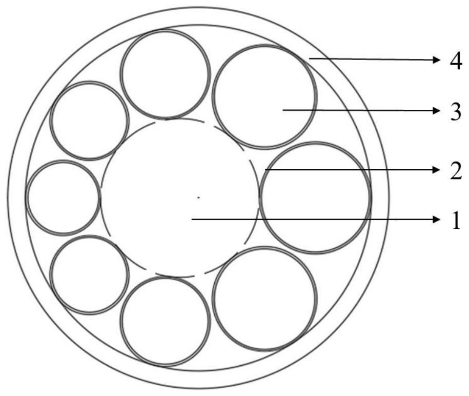 An anti-resonant optical fiber with both single-mode transmission and low bending loss