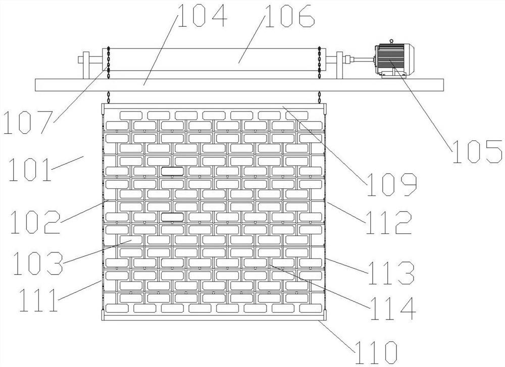 Civil defense door suitable for underground commercial place