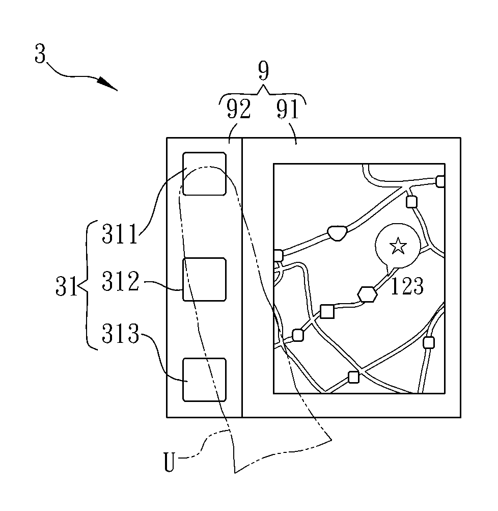 Control method of user interface