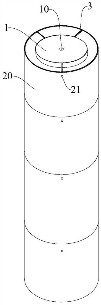 An identification device for measurement control points