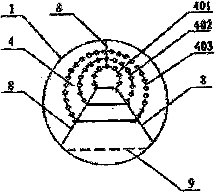 Electric desalting/dewatering device with efficient combined electrode