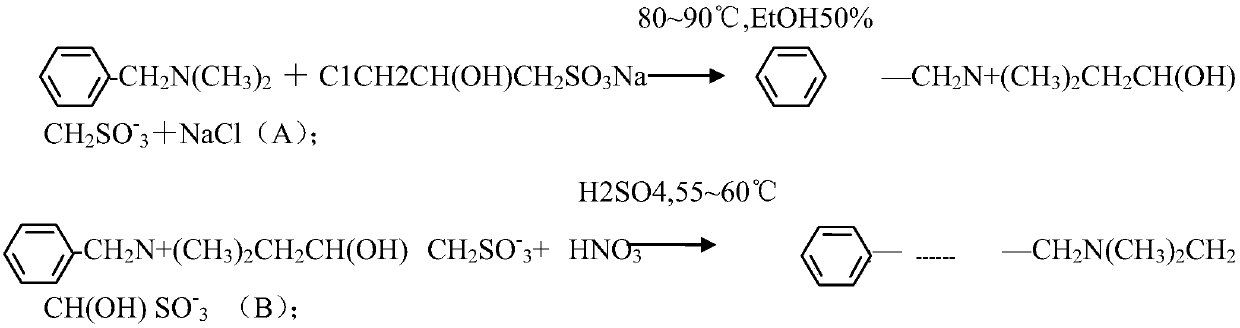 Preparation method of 4-(2-hydroxyl-sulfopropylbetaine)-aniline