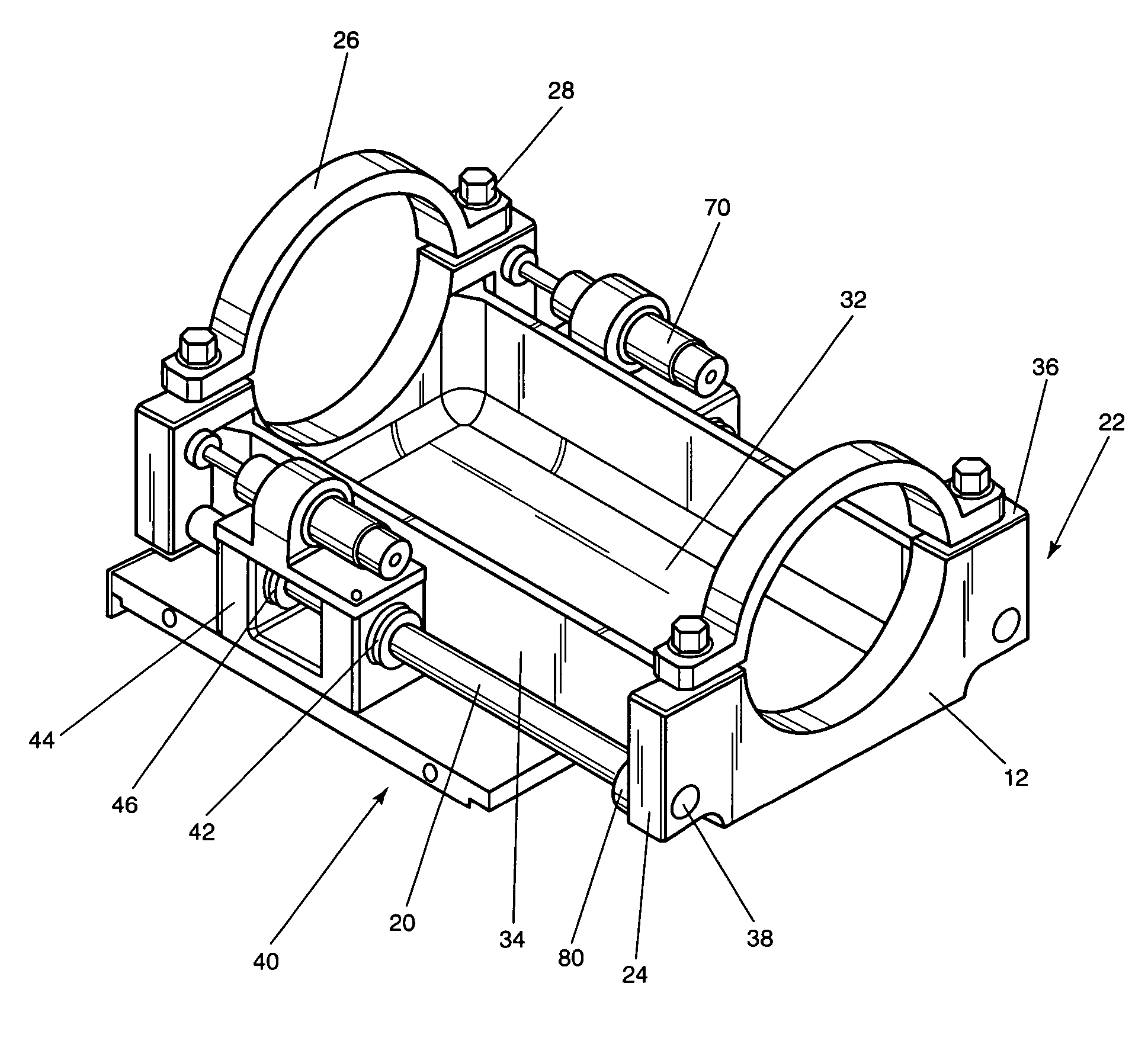 Pointing device inertial isolation and alignment mounting system