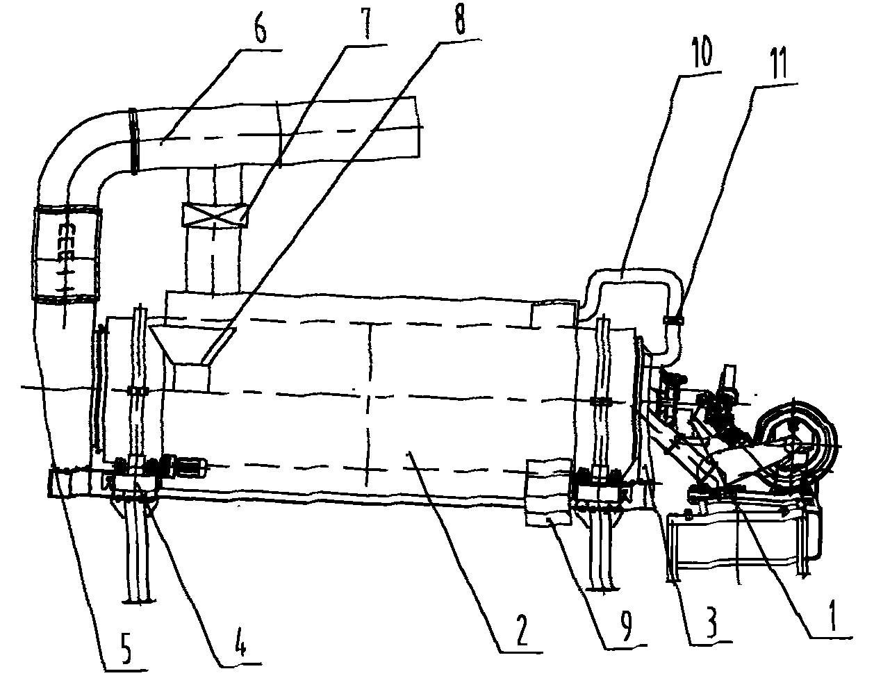 Heating and drying roller