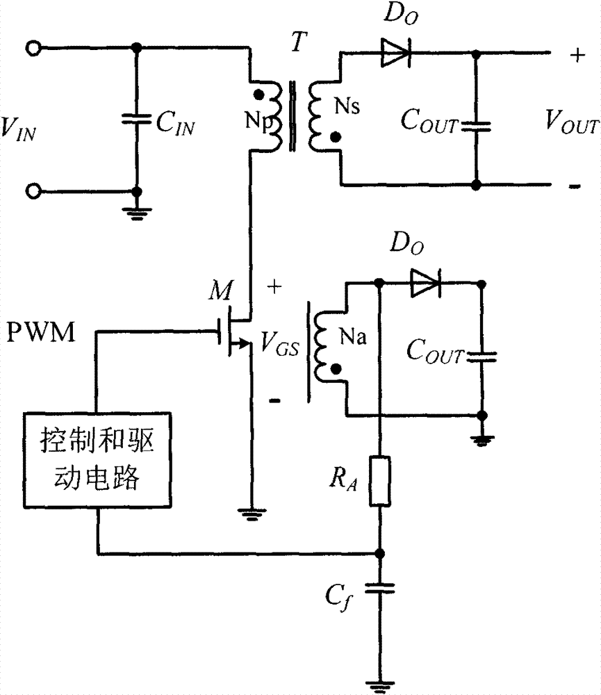 Driving circuit and driving method applied to flyback-type converter and quasi-resonant soft-switching flyback-type converter applying same