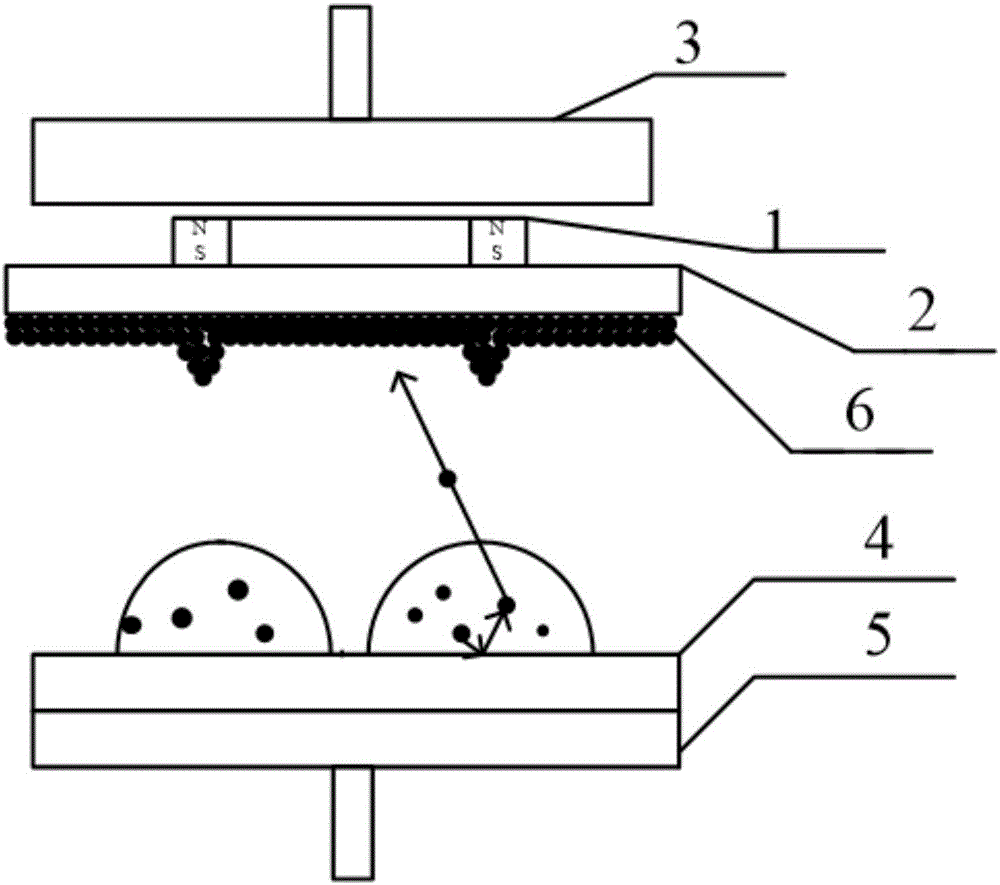 Preparation method for patterned film with gradually changed thickness
