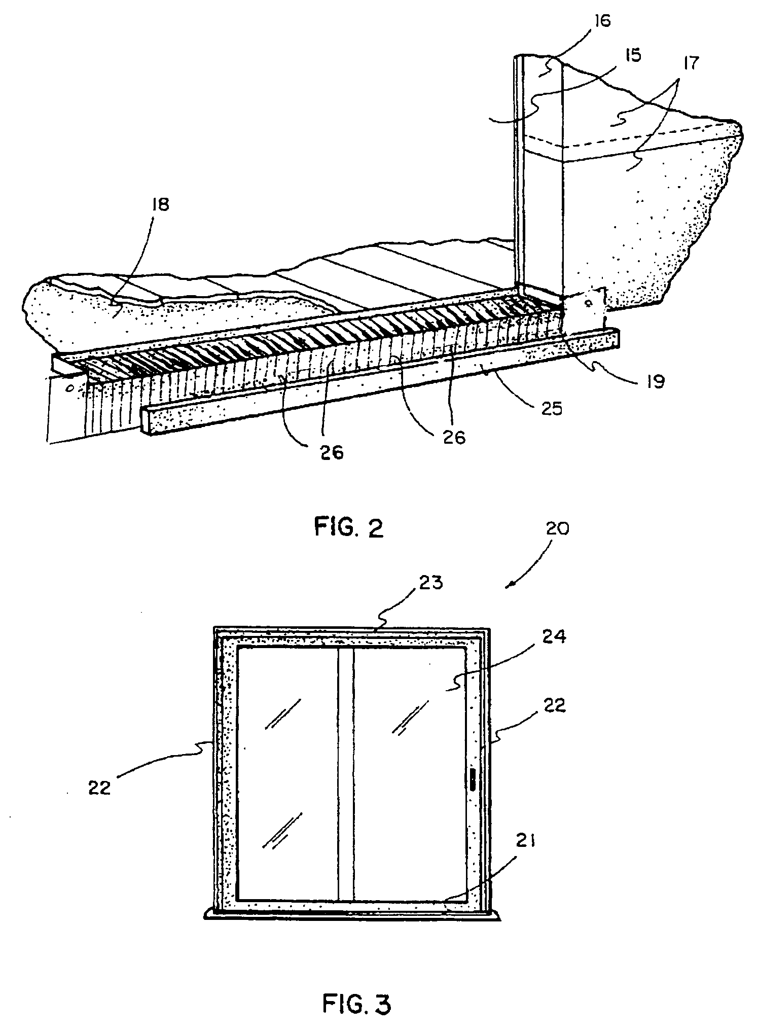 Method and apparatus for wall component drainage