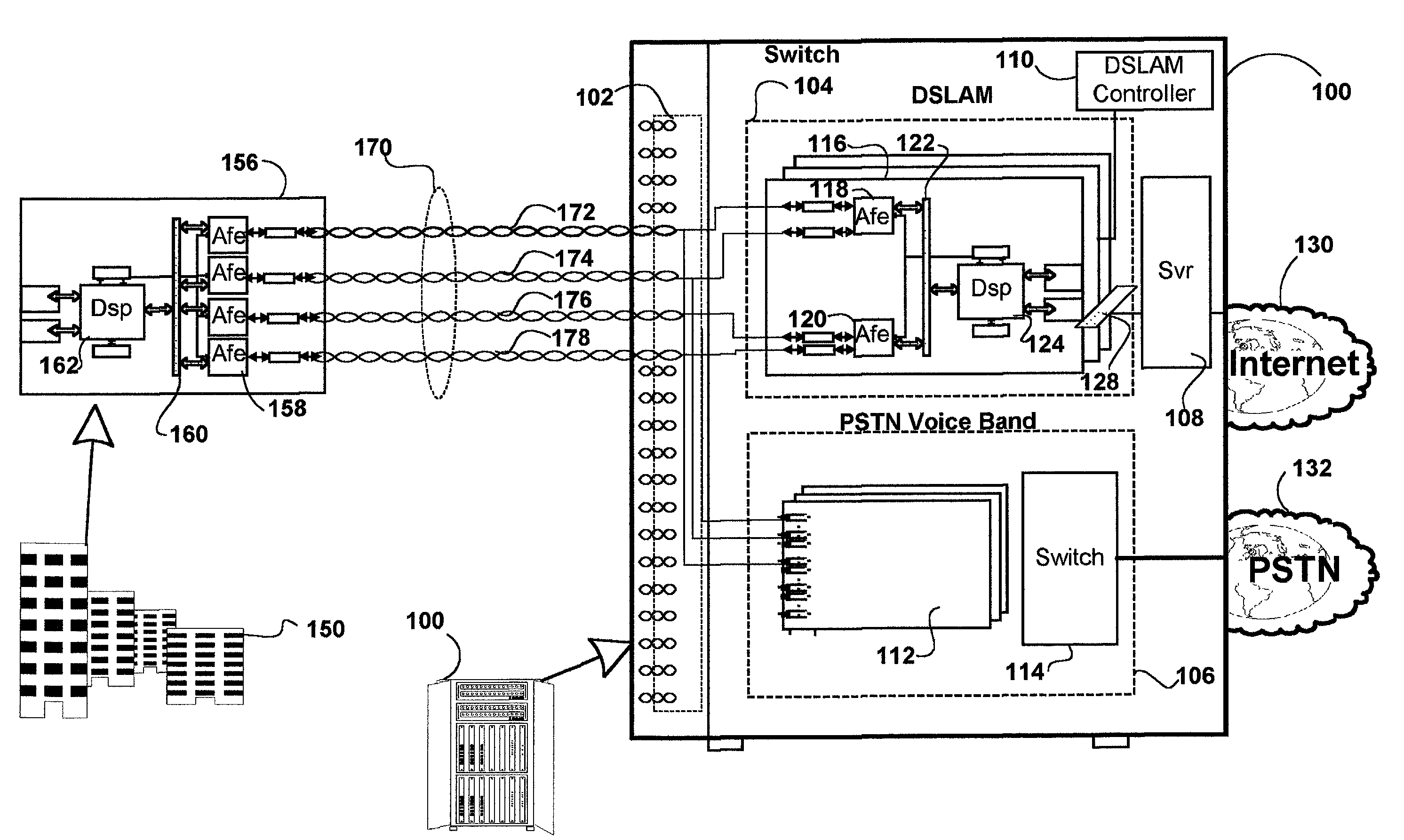 Method and apparatus for a variable bandwidth multi-protocol X-DSL transceiver
