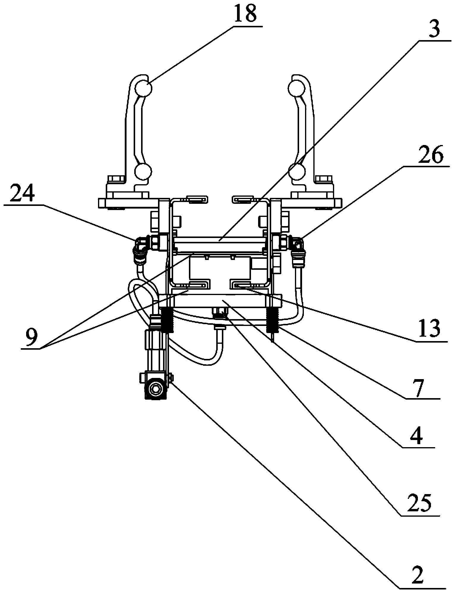 Self-lubrication device for conveying production line
