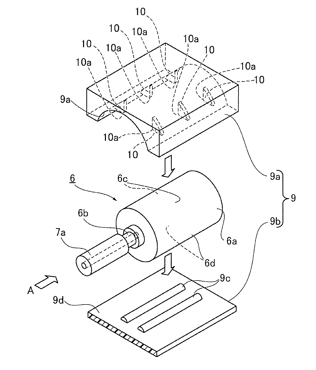 Motor damping structure for actuator device