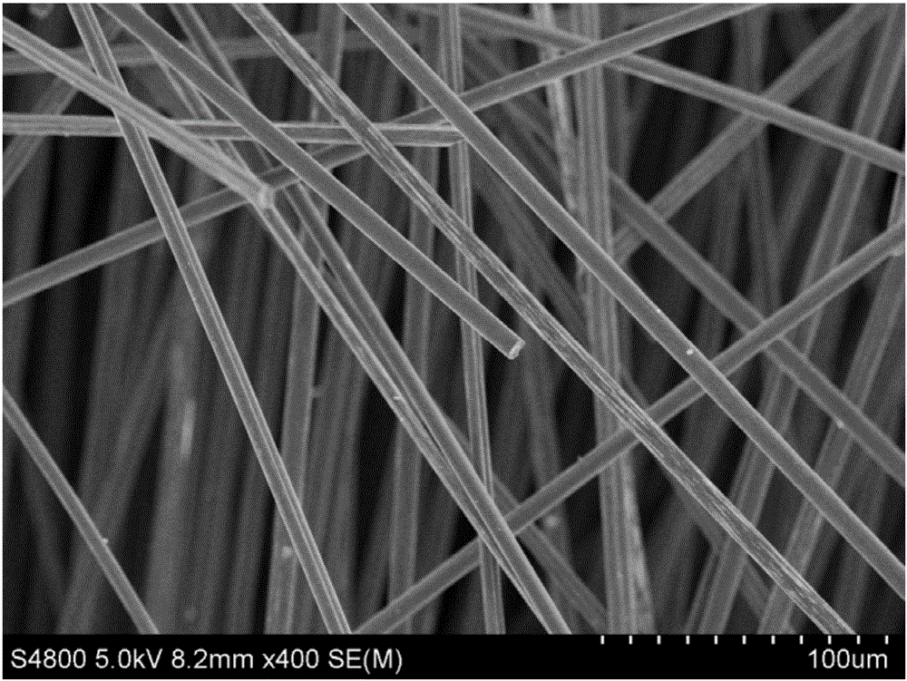 Preparation method of three-dimensional nitrogen-doped carbon fibers