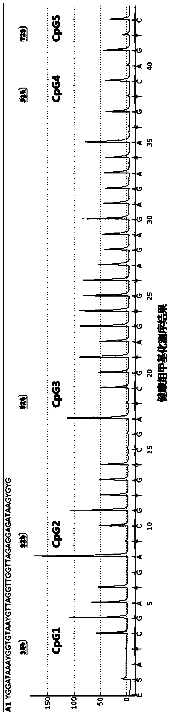 Primer for detecting methylation level of GPVI gene promoter region and detection method thereof