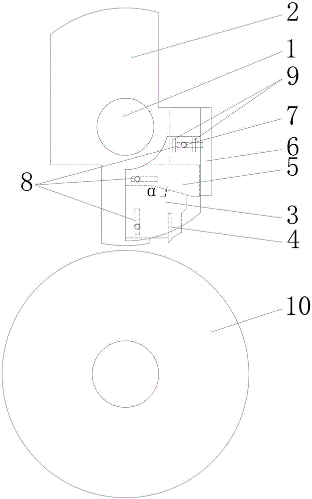 Adjustable die cutting cutter device