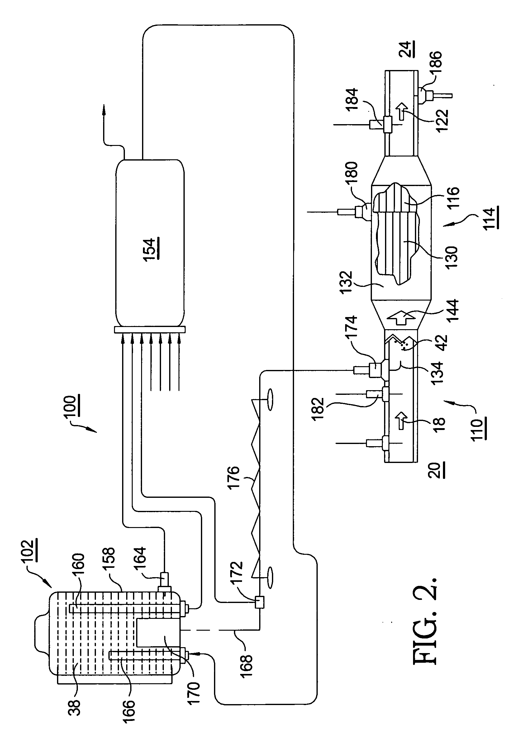 Selective NOx catalytic reduction system including an ammonia sensor