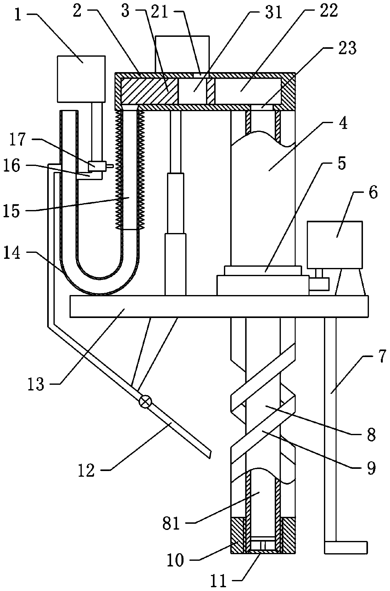 Fertilizer device for fruit trees