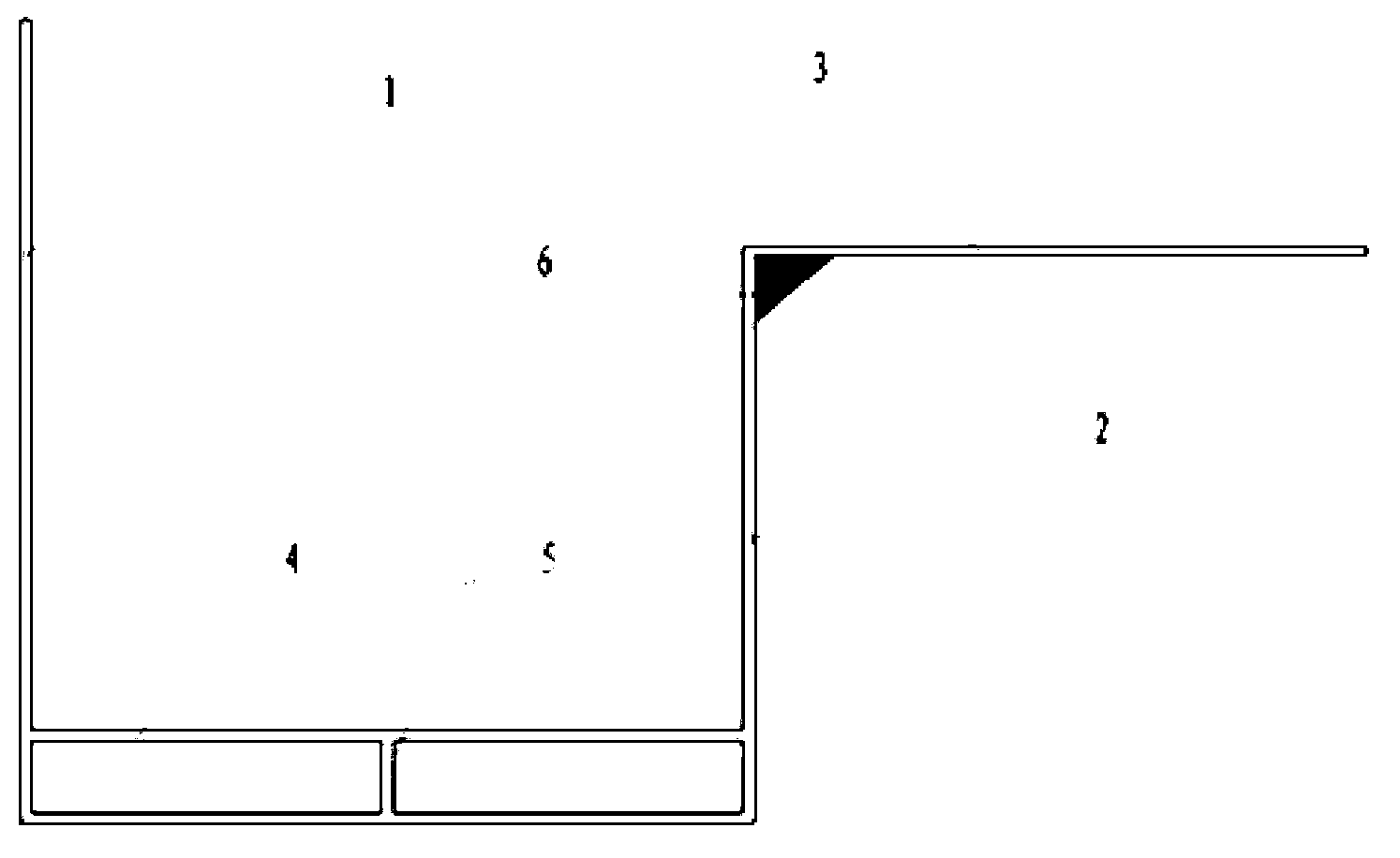 Measurement pocket ruler in pole changing process of large-scale prebaked electrolytic cell