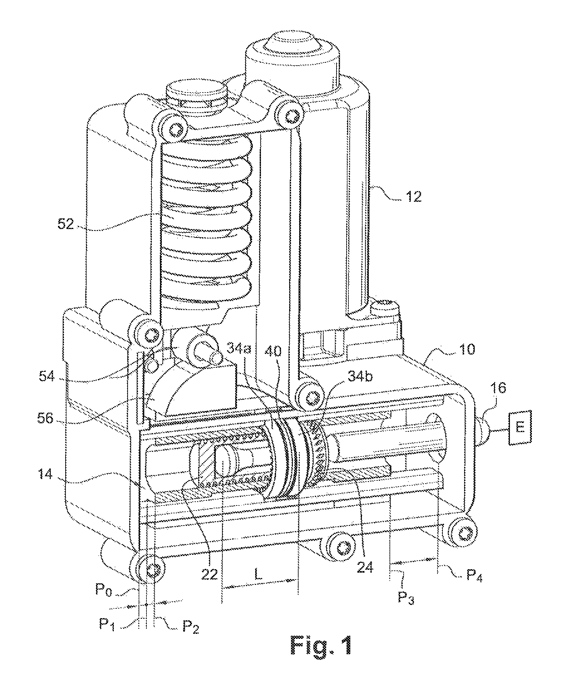 Under travel actuator, particularly for automobile clutch