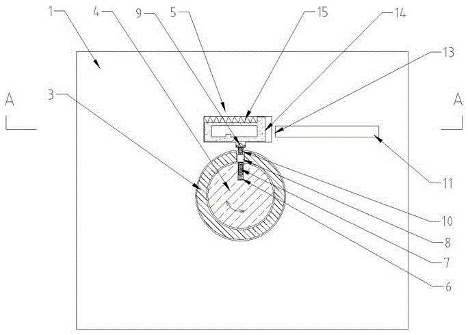 Hidden anti-violence lock core