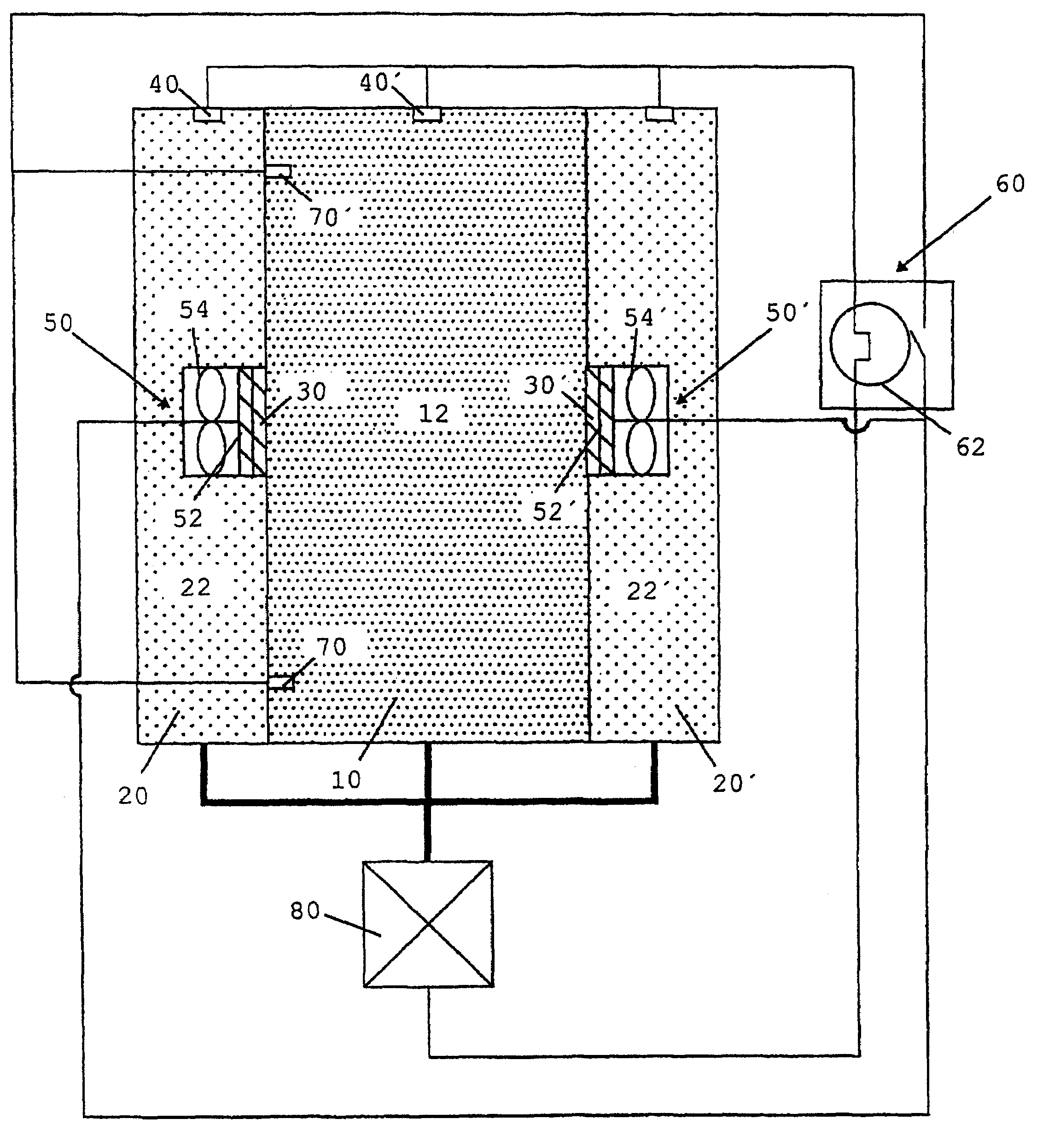 Inert rendering method with a nitrogen buffer