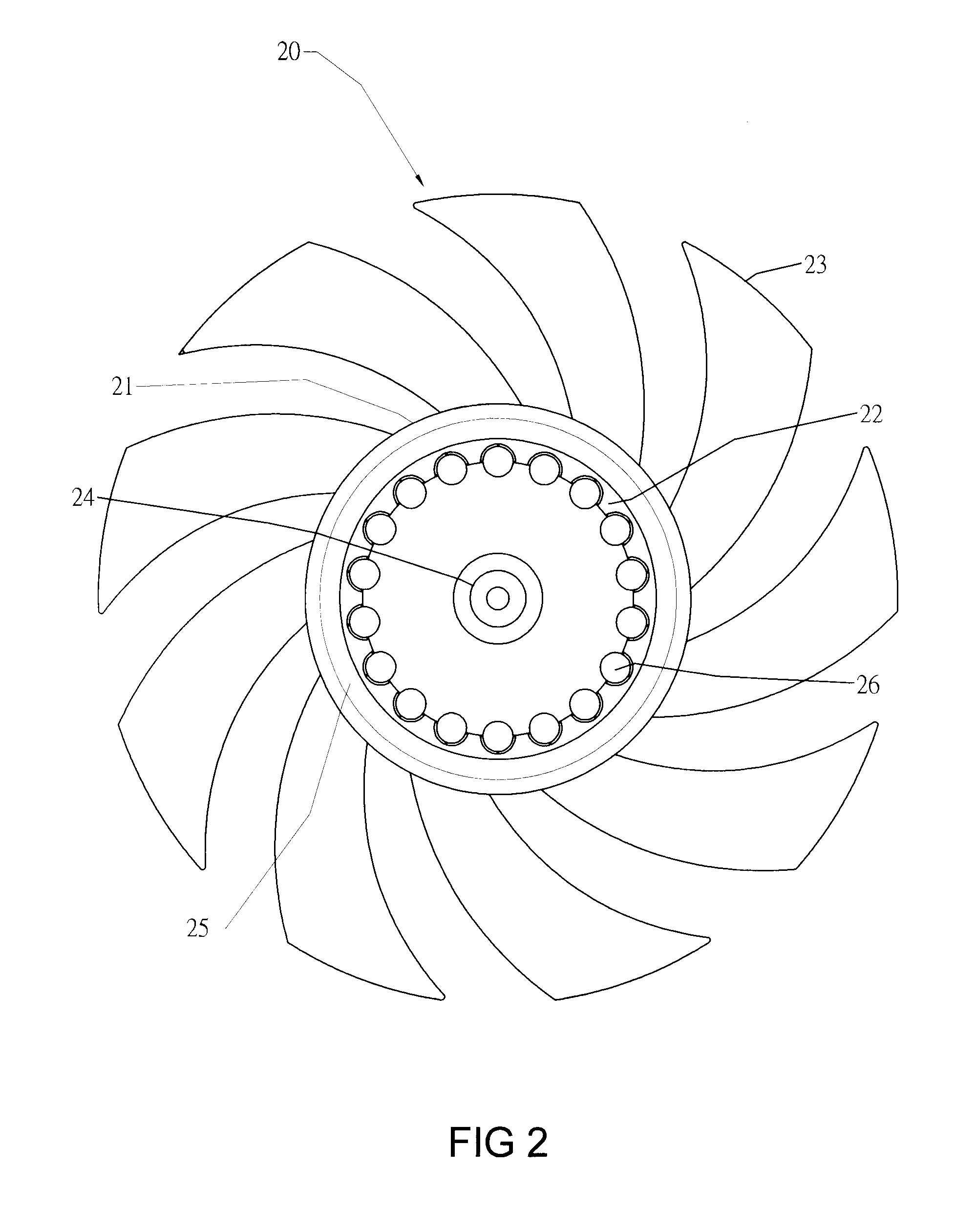 Adjustable device for balancing a fan