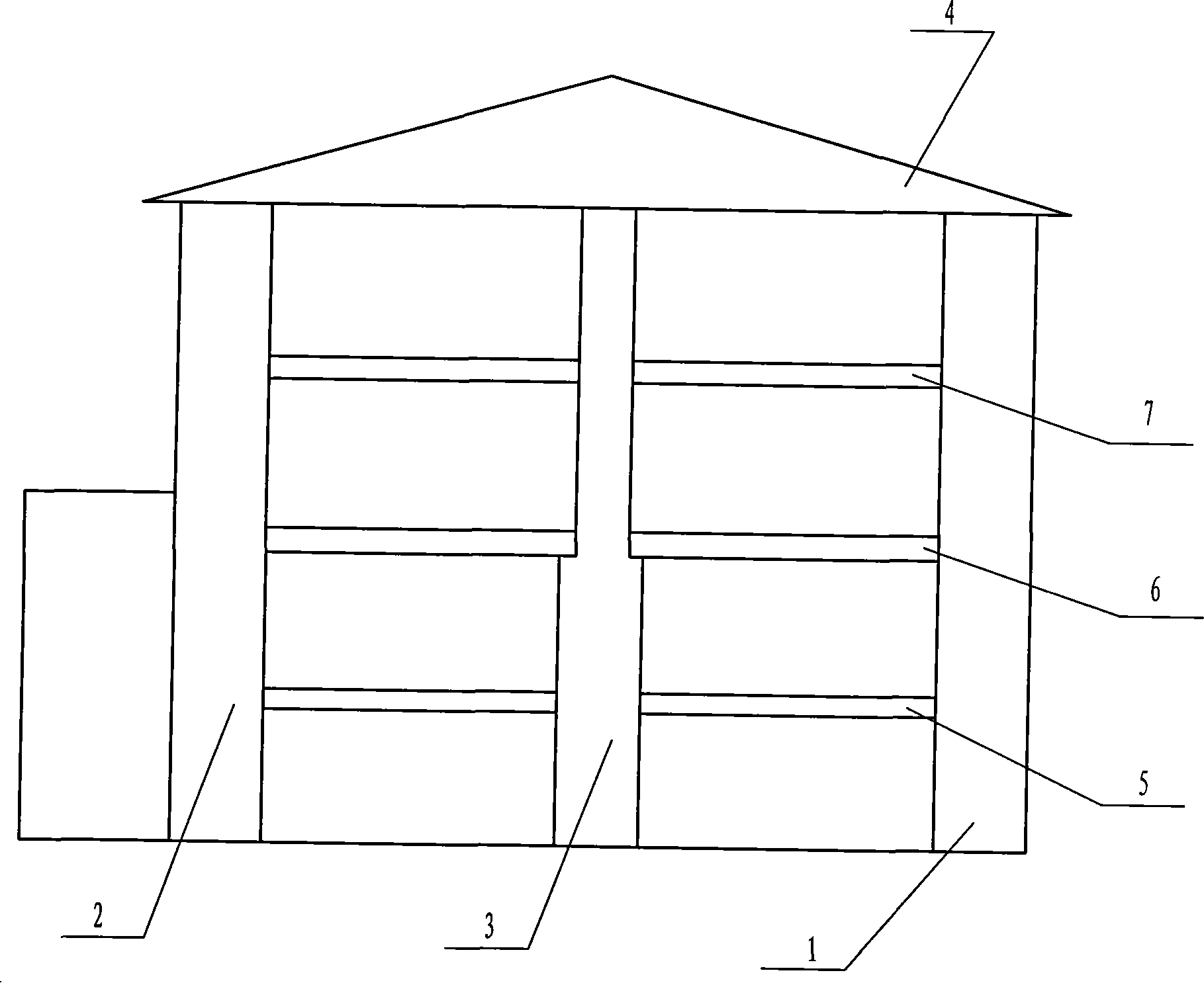 Reinforced concrete building top-down method construction process