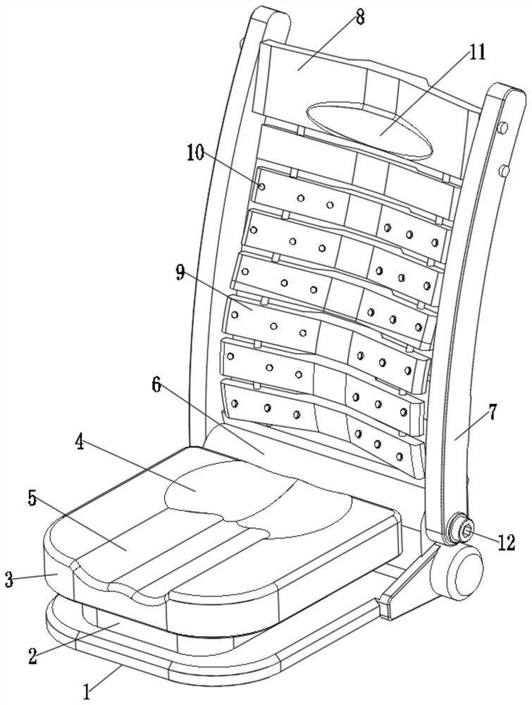 Acupuncture point electrical stimulation device for psychiatry department and use method