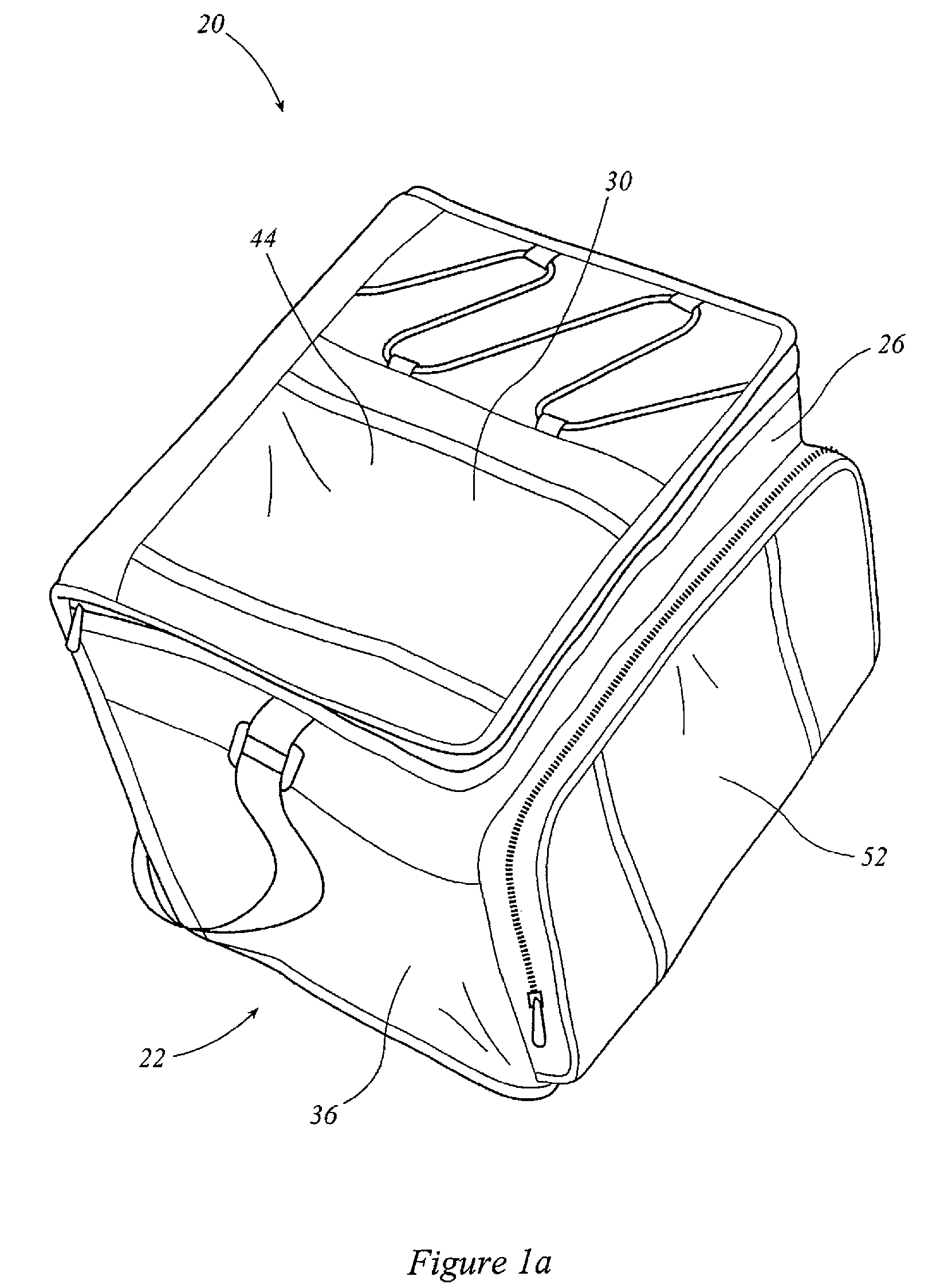 Soft-sided insulated container with thermal storage member
