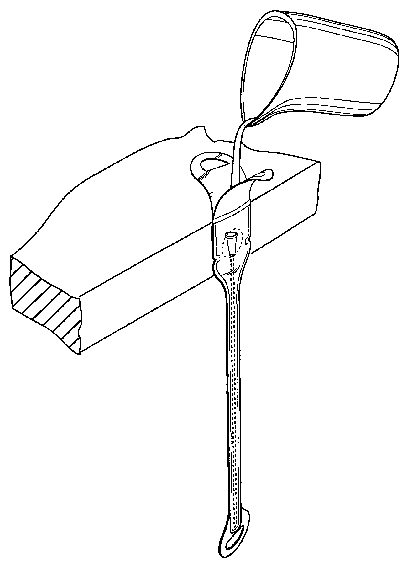 Folded Catheter Assembly With Adhesive Grip