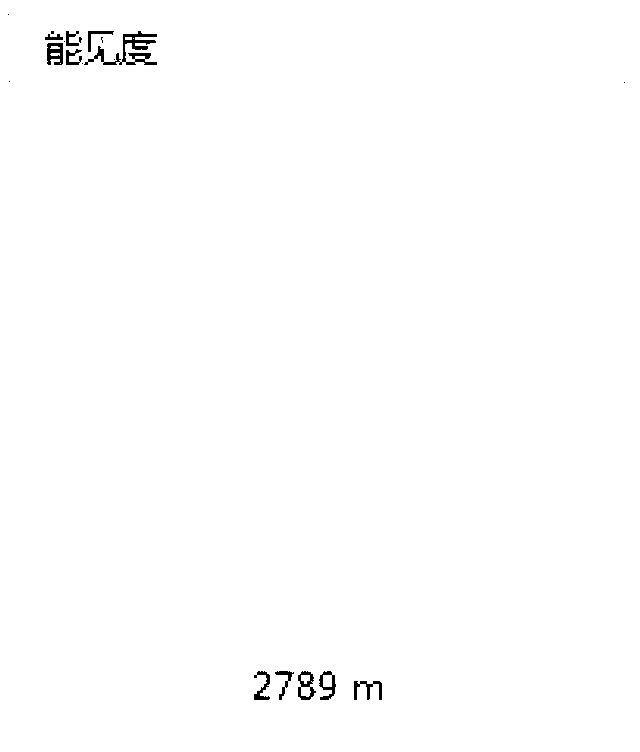 Visibility graphical display method and apparatus