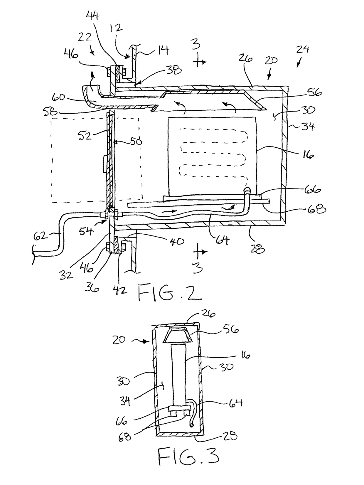 Catalytic heating assembly for an oil storage tank