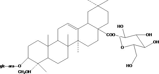 Application and method of oleanane-type pentacyclic triterpene compound in controlling fungal diseases of crops