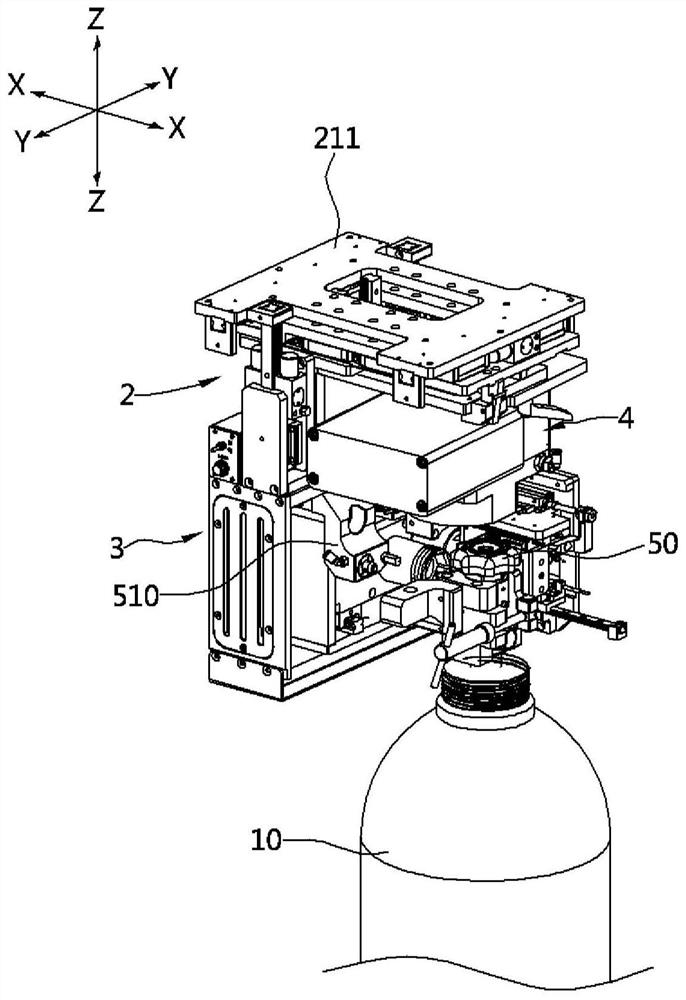 Gas supply device and sealing gasket replacement method of gas supply device