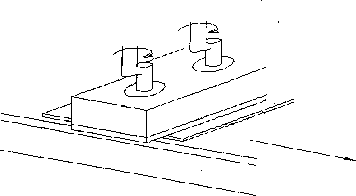 Plate glass surface grinding device and method