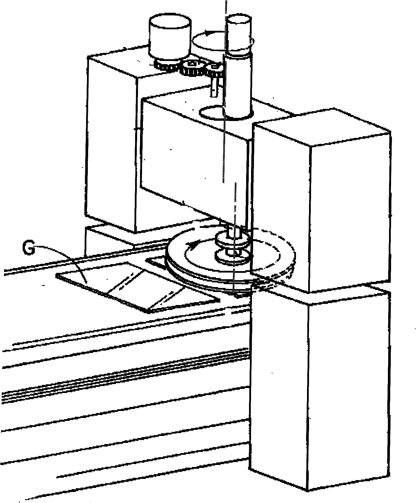 Plate glass surface grinding device and method
