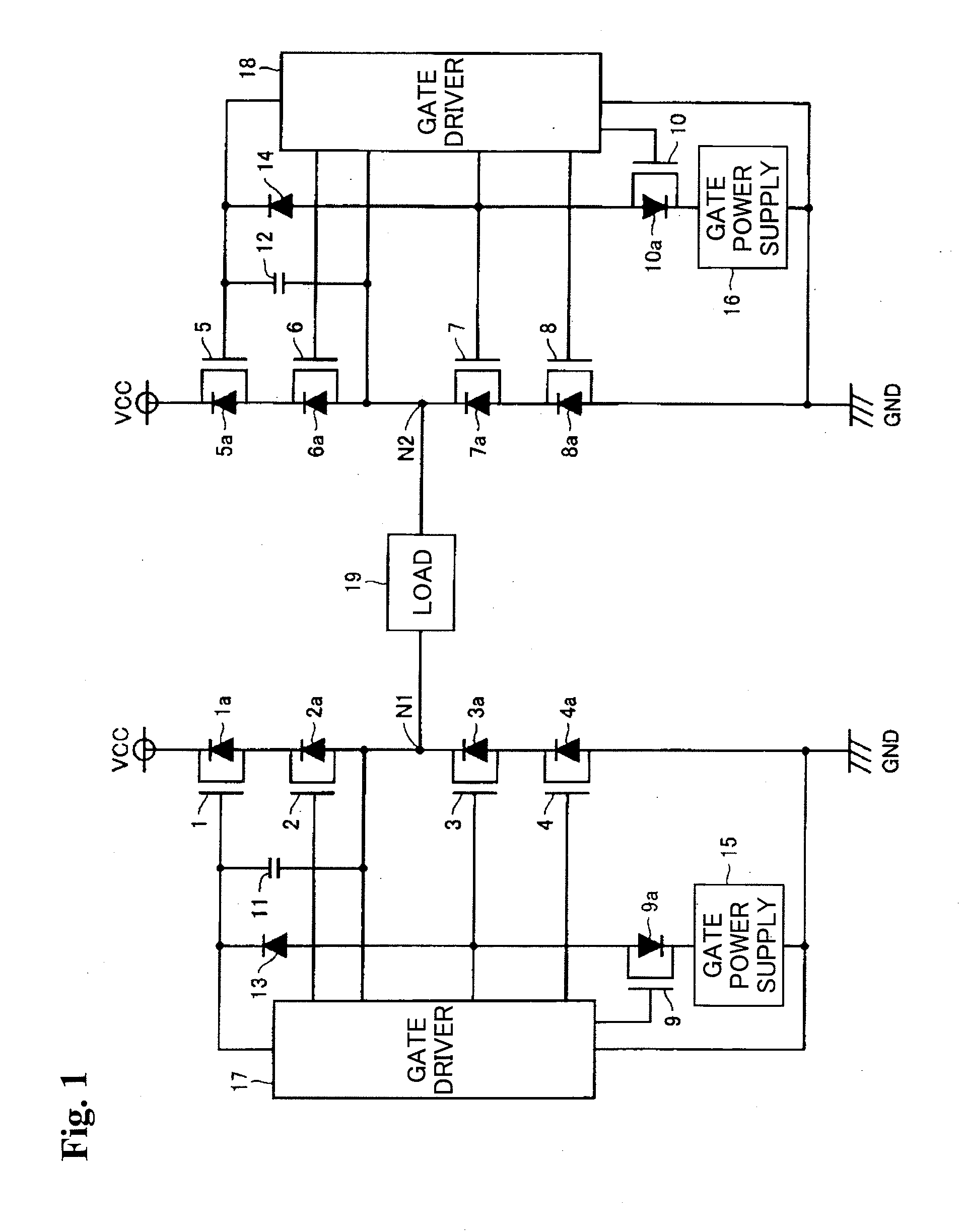 Switching power supply device, and inverter, converter, air conditioner, solar power controller, and automobile employing same
