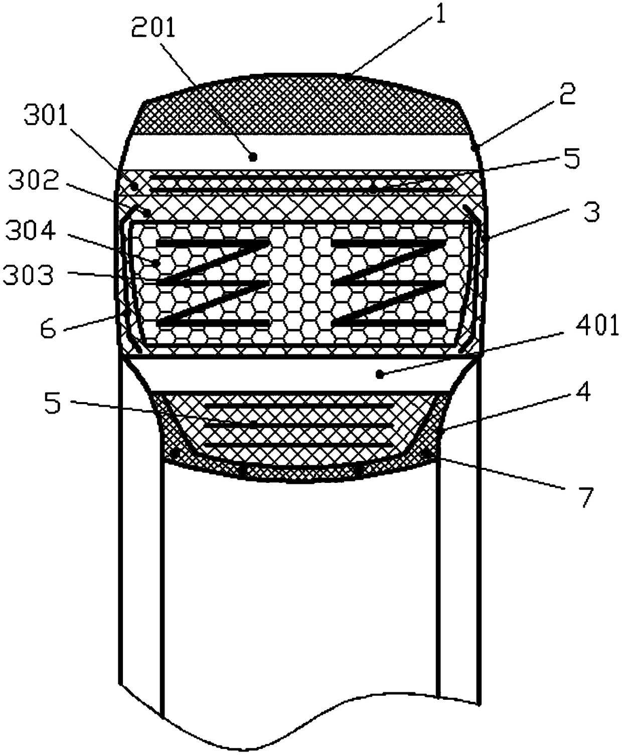 Solid tire of shared bicycle